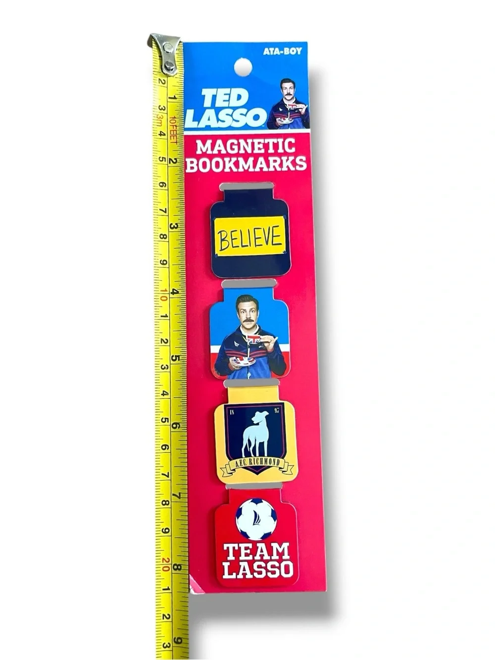 Ted Lasso Magnetic Bookmarks Set Believe AFC Richmond Team Lasso Ata-Boy NIP